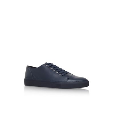 Blue 'Defoe' flat lace up sneakers